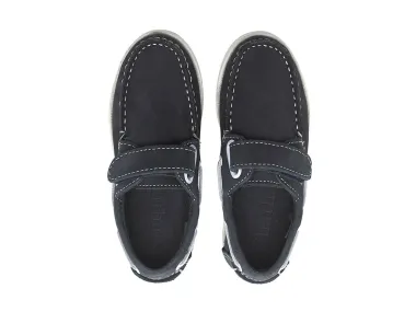 CLEARANCE - Chatham Oliver-Kids Velcro Boat Shoes.