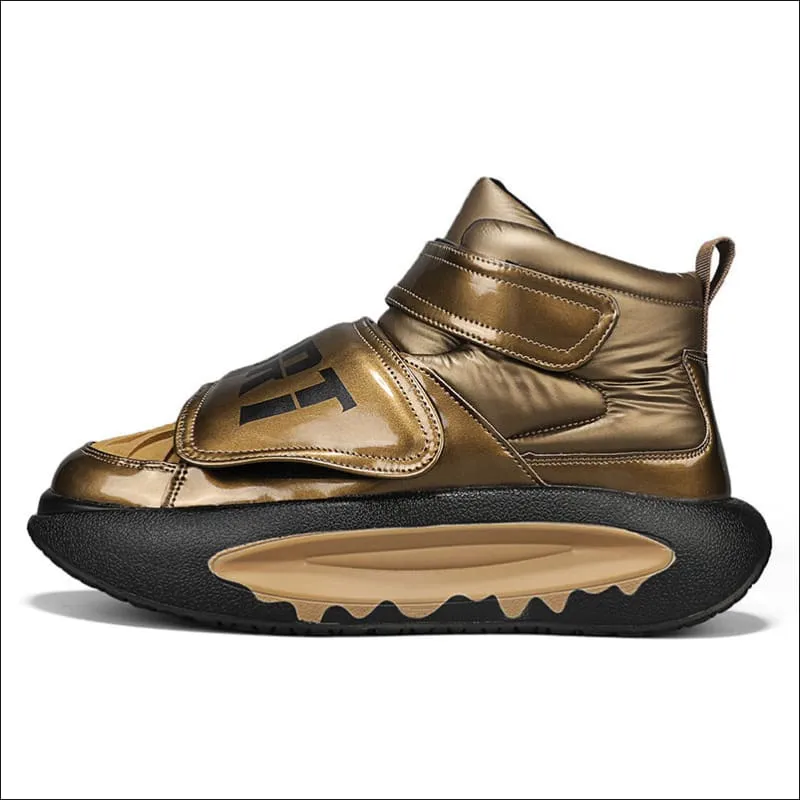 Men's Sports Casual Velcro Hip Hop Thick Platform Sneakers