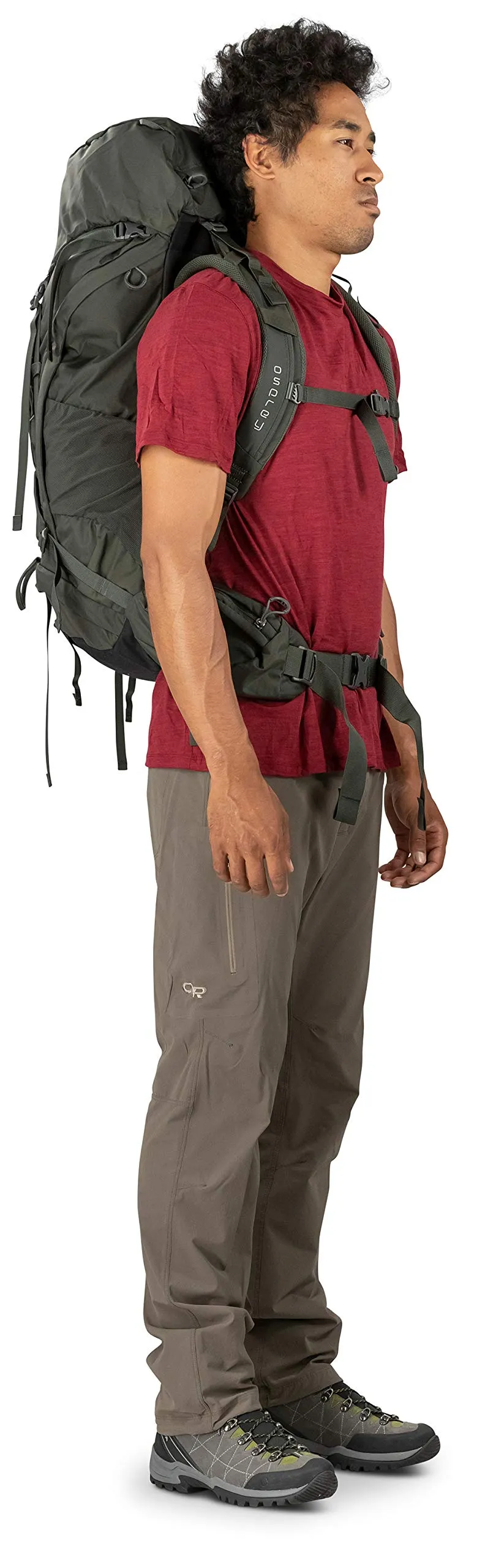 Osprey Packs Kestrel 48 Backpack, Picholine Green, Small/Medium