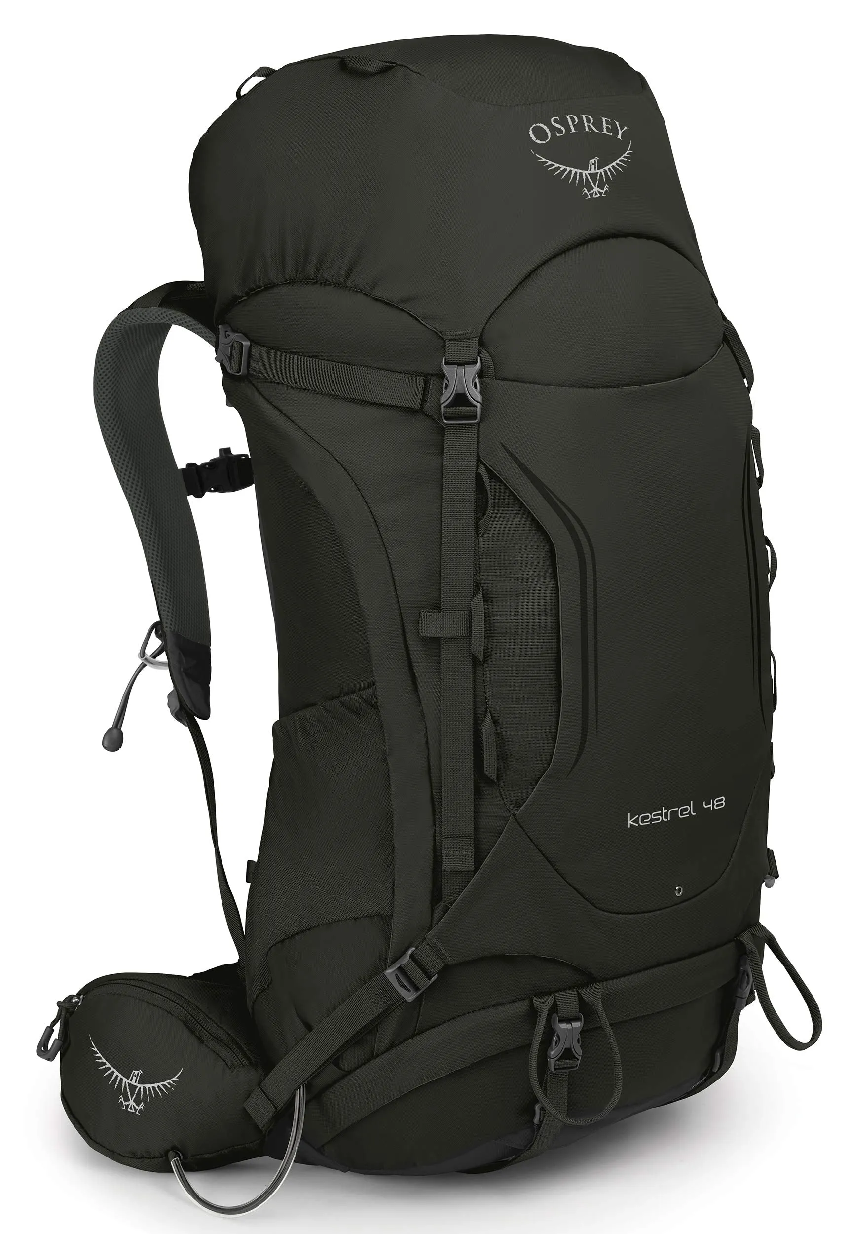 Osprey Packs Kestrel 48 Backpack, Picholine Green, Small/Medium
