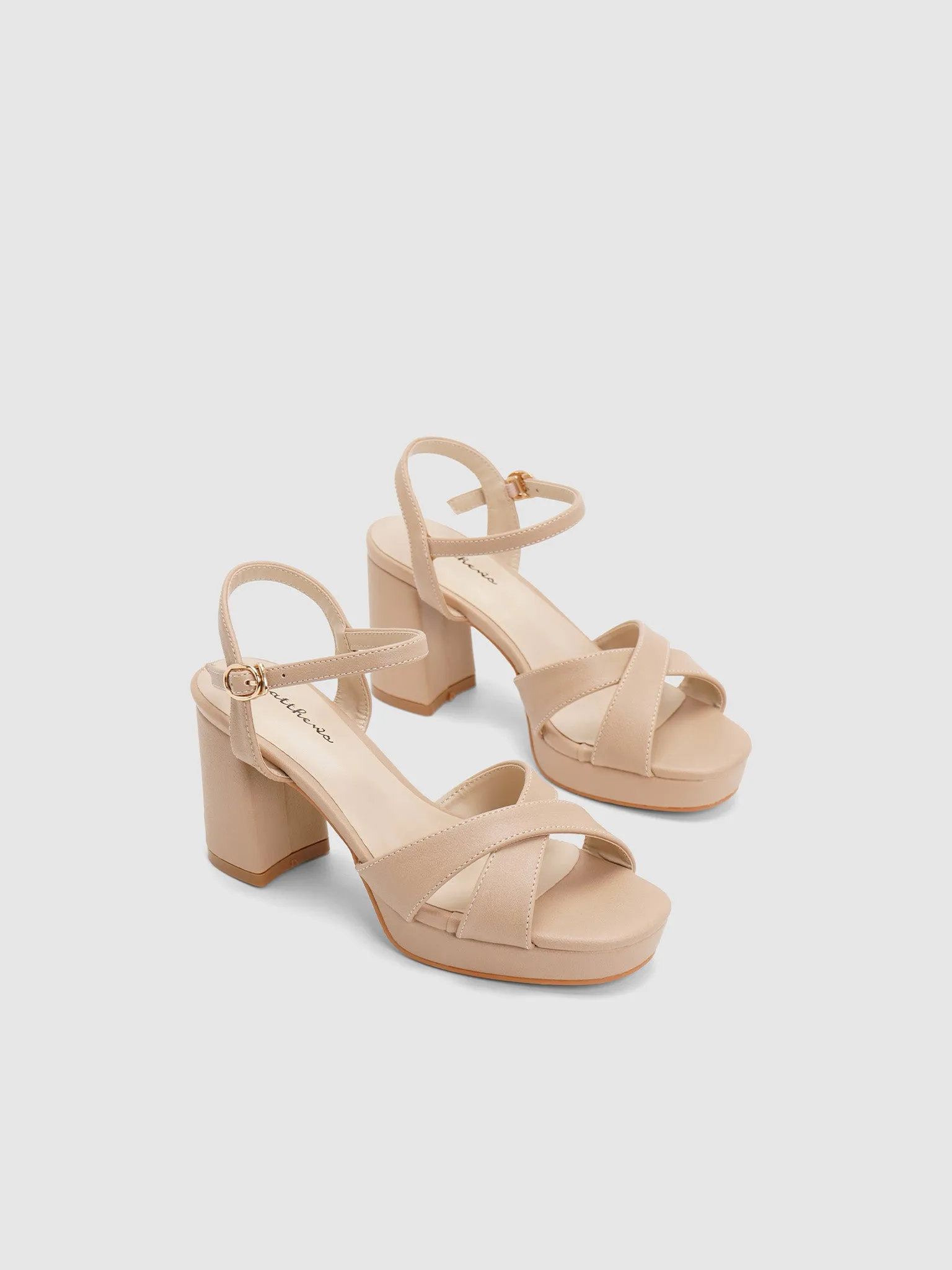 Pat Heel Sandals