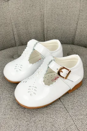 "Beatrice" Patent Leather T-Bar Shoes