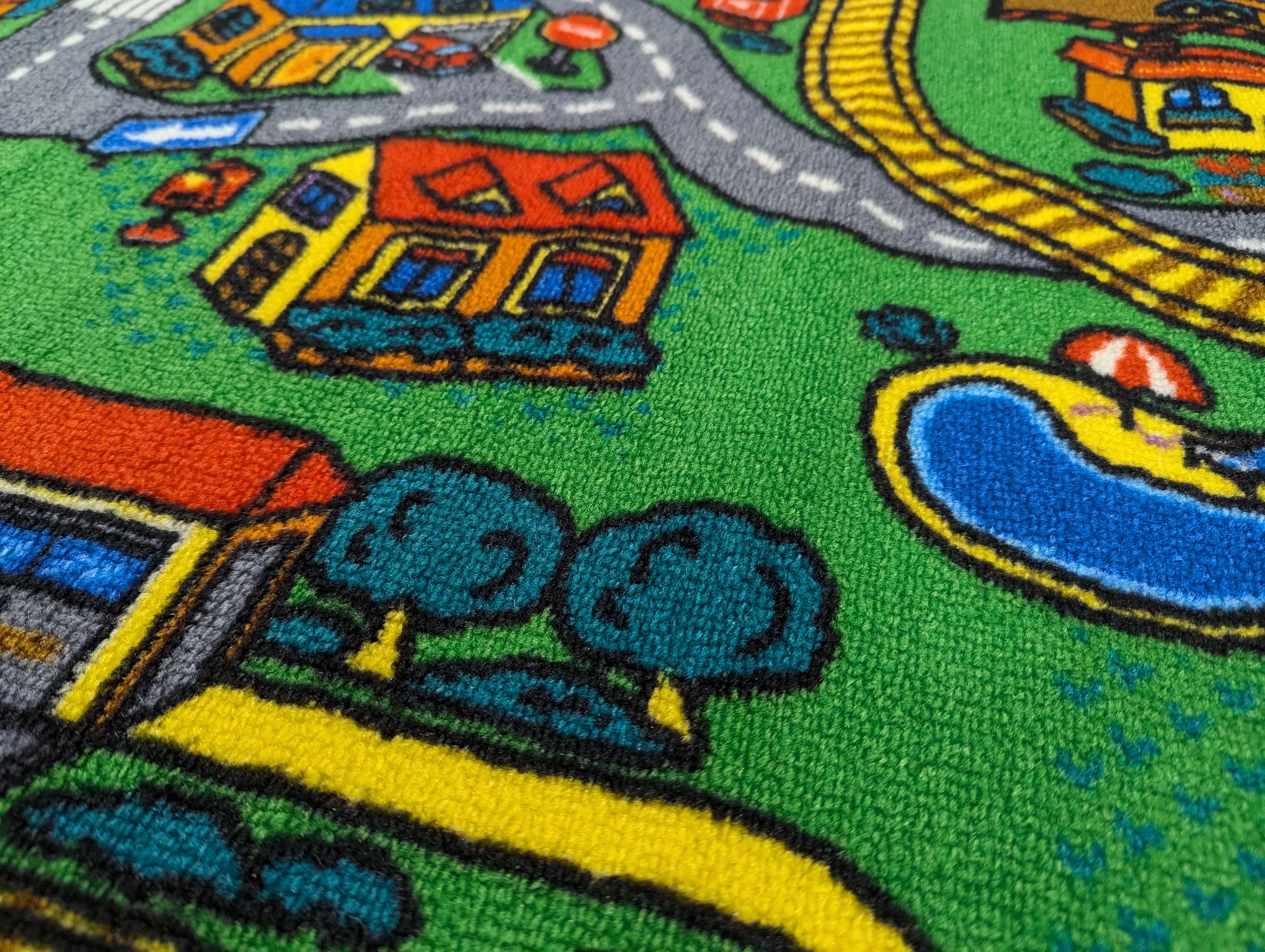 Roads city kids rug