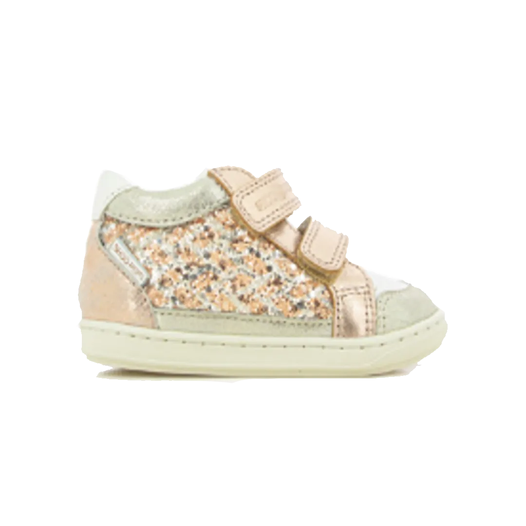 Velcro Grip High Top Sneaker - Copper